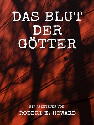 cover image of Das Blut der Götter